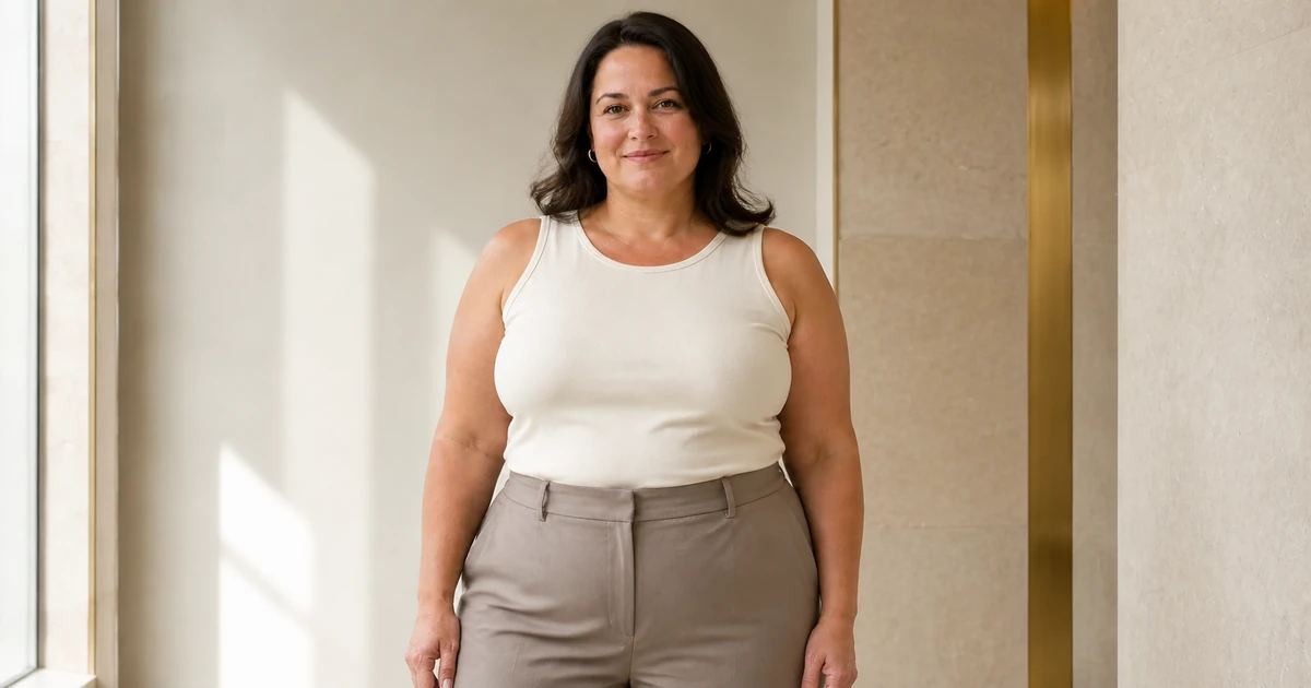 Breast reduction before-and-after comparison focused on symptom relief
